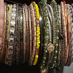 9.  Bangle Bracelet Bundle Lot of 45